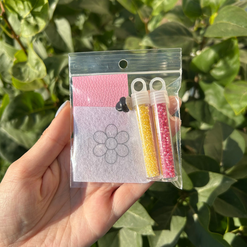 6 Petal Flower Pin Beading Kit