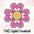 Métis Floral PNG | Indigenous Beadwork Inspired Heart Flower | Digital Download