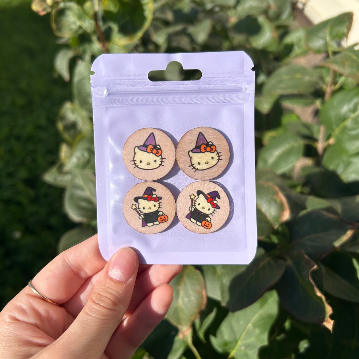 Halloween Wood Cabochons