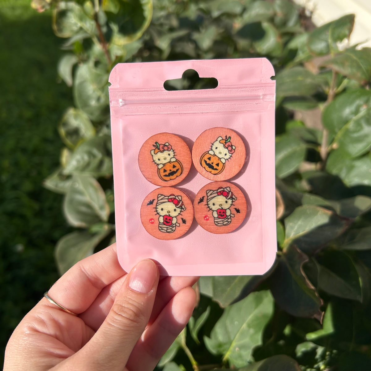 Halloween Wood Cabochons