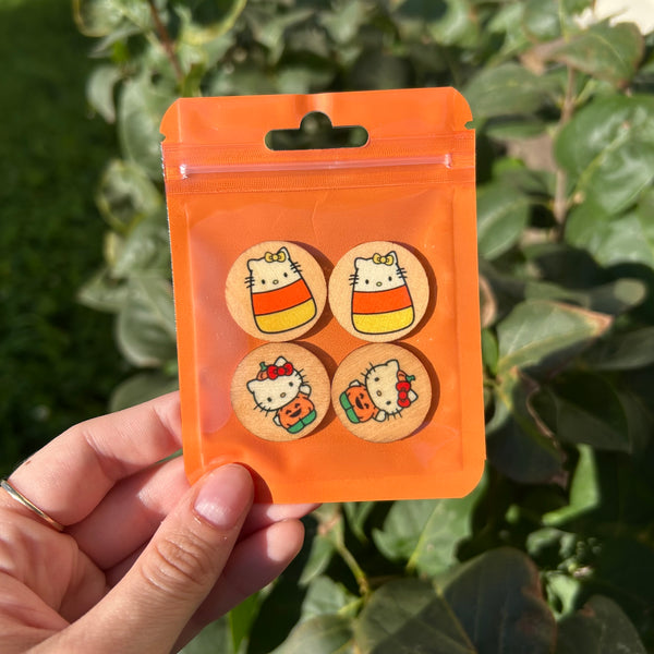 Halloween Wood Cabochons