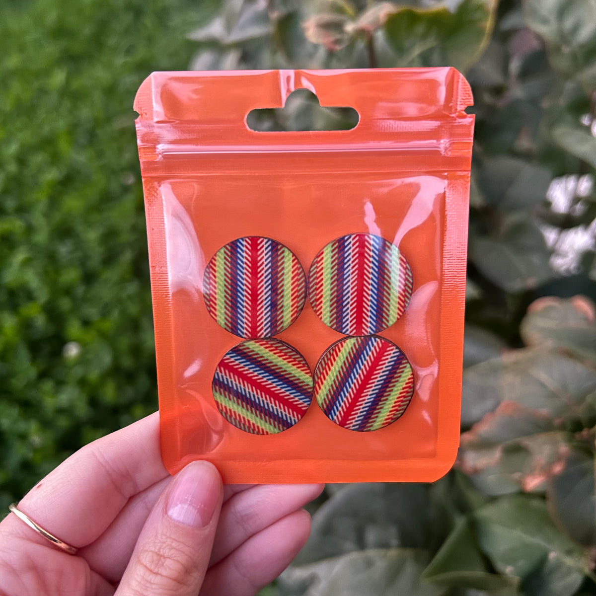 Métis Sash Wood Cabochons