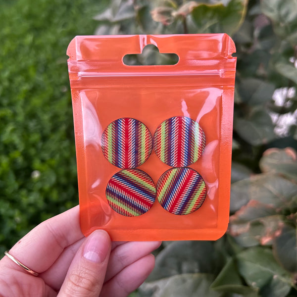 Métis Sash Wood Cabochons