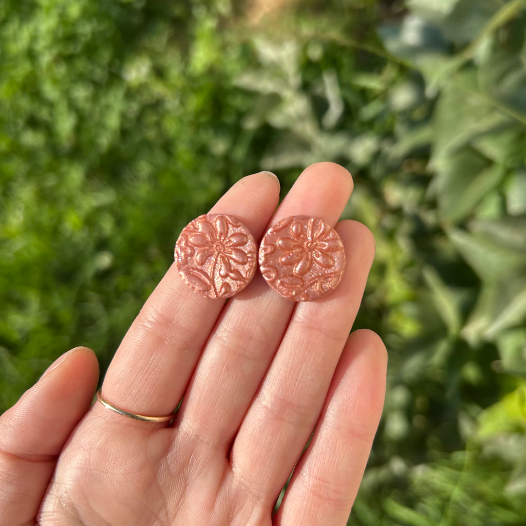 Resin Coated Clay Cabochons
