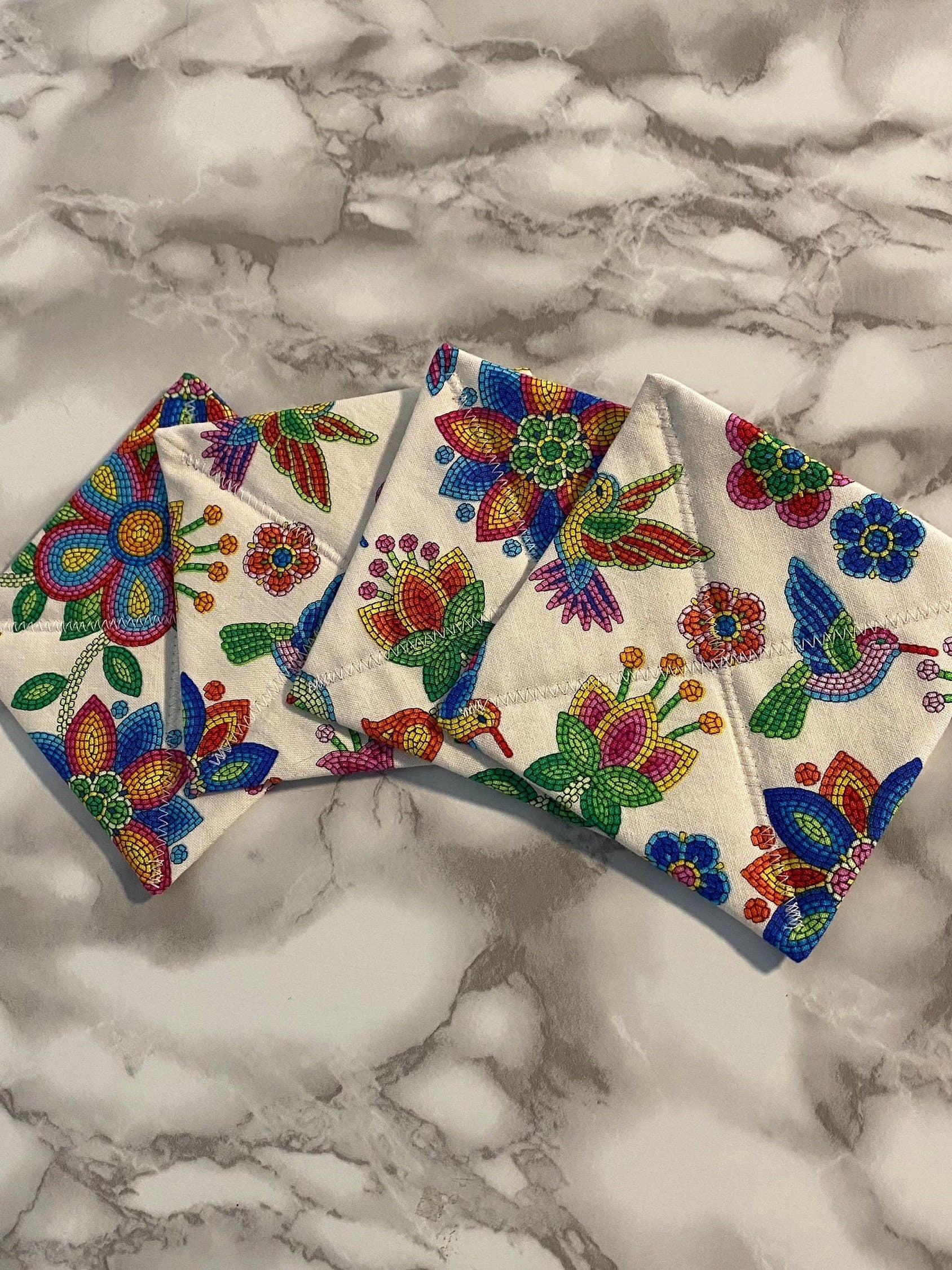 Handmade Fabric Coasters