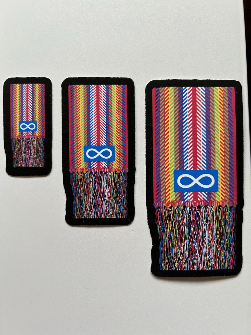 Métis Sash Sticker: Vinyl Decal for Laptops & Water Bottles