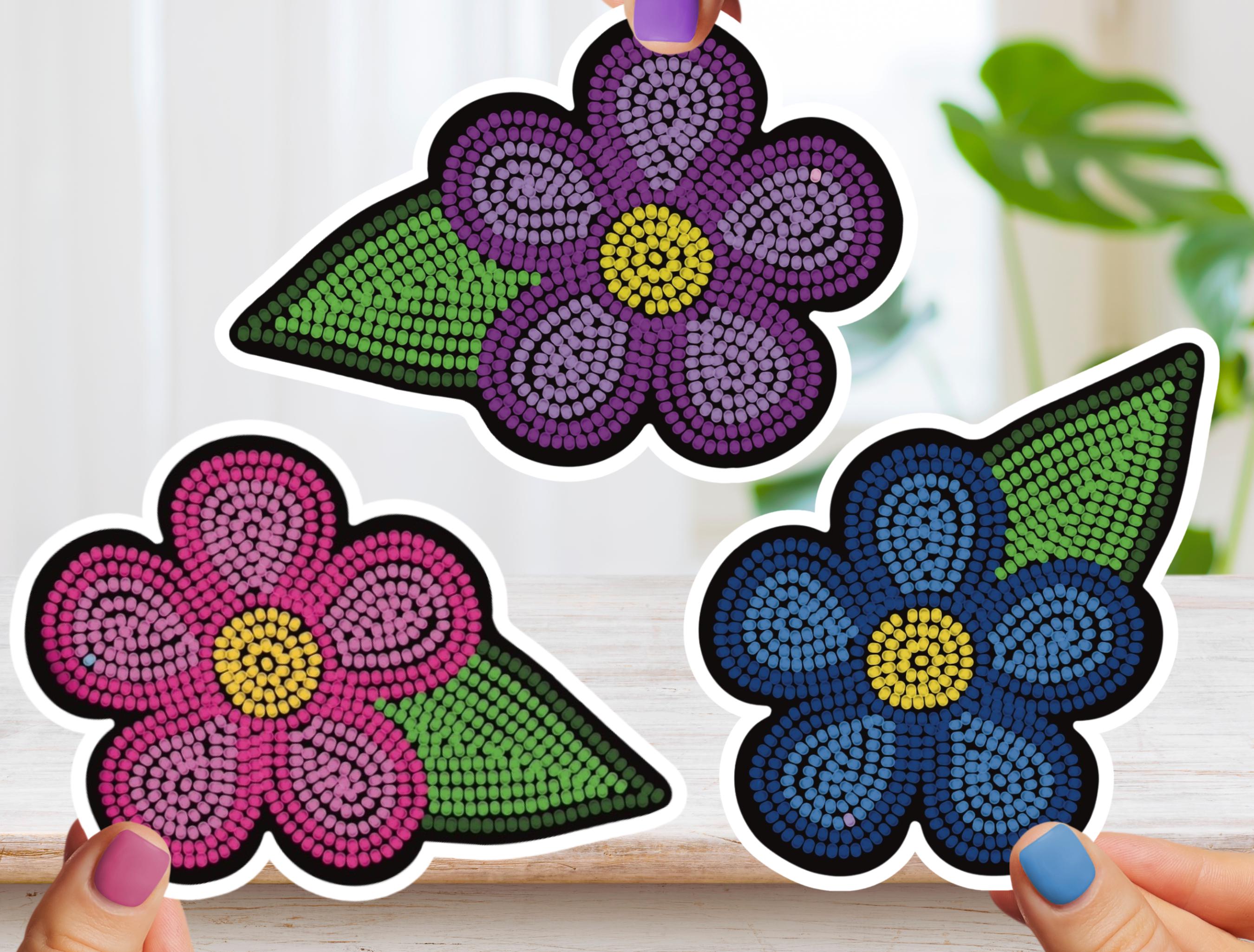 Métis Flower Beadwork Sticker: Indigenous Art Vinyl Decal