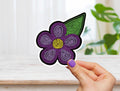 Métis Flower Beadwork Sticker: Indigenous Art Vinyl Decal