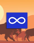 Métis Flag Sticker | Laptop & Water Bottle Decal