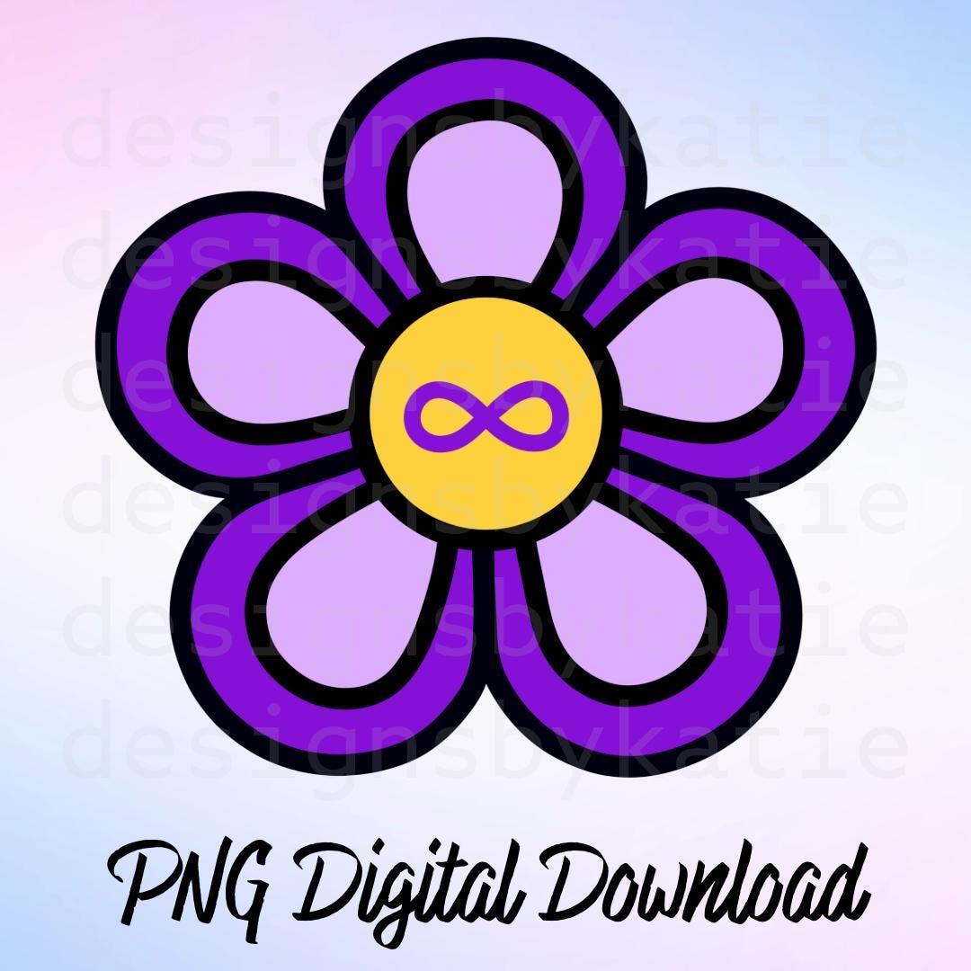 Métis Flower PNG | Indigenous Floral Infinity Symbol Digital Download Clipart