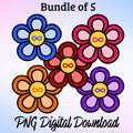 Métis Flower PNG Bundle | Indigenous Floral Infinity Symbol Digital Download Clipart