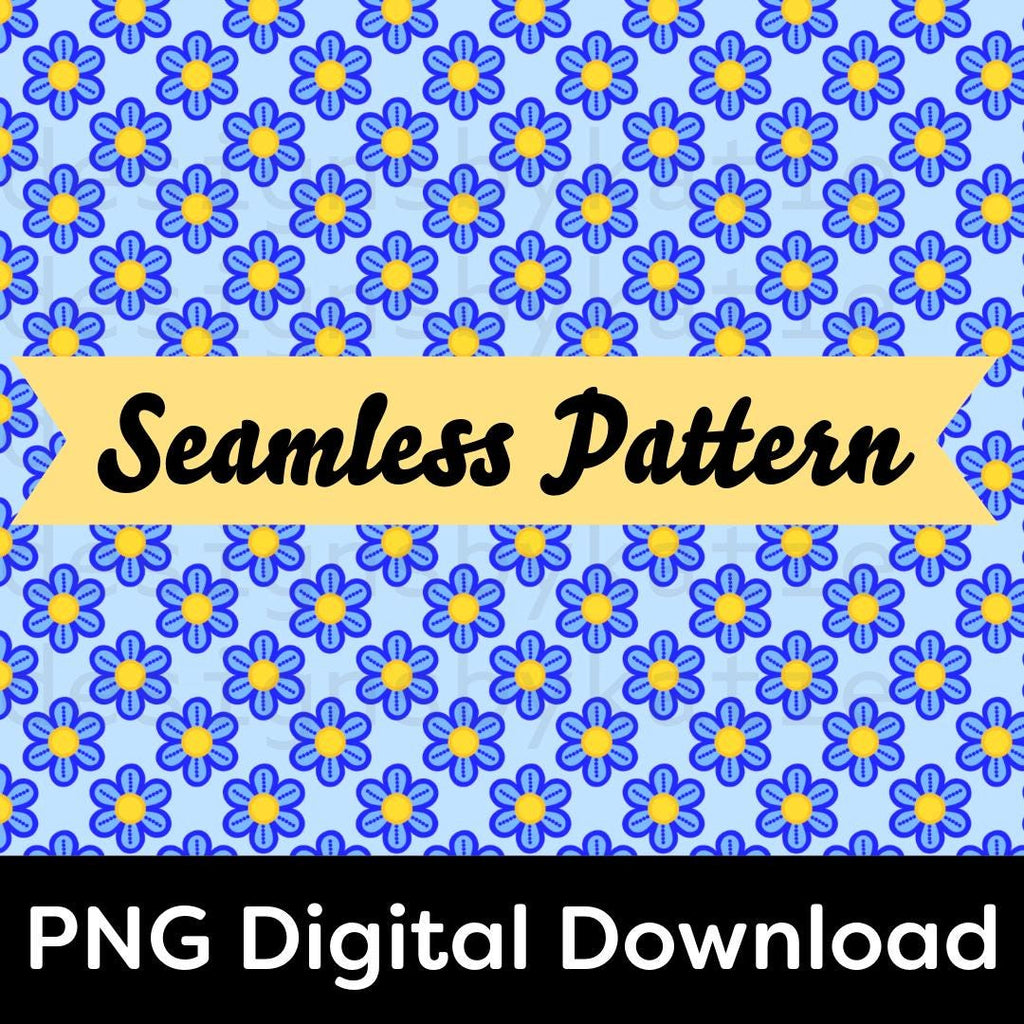 Métis Floral Seamless Pattern PNG | Indigenous Inspired Design | Digital Download Clipart