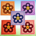 Métis Floral Ceramic Coaster | Indigenous Inspired Drink Coaster