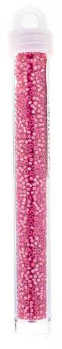 Size 11/0 Dark Rose Opal Dyed Alabaster Miyuki Seed Beads