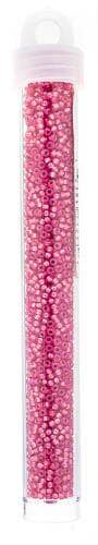 Size 11/0 Dark Rose Opal Dyed Alabaster Miyuki Seed Beads