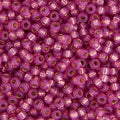 Size 11/0 Dark Rose Opal Dyed Alabaster Miyuki Seed Beads