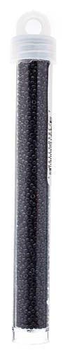 Size 11/0 Black Opaque Miyuki Seed Beads