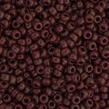Size 11/0 Chocolate Brown Opaque Miyuki Seed Beads