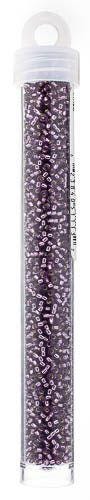 Size 11/0 Amethyst Silver Lined Miyuki Seed Beads
