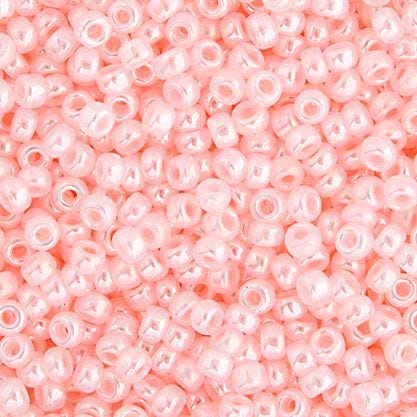 Size 11/0 Light Crystal Pink Miyuki Seed Beads
