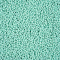 Size 11/0 PermaLux Dyed Chalk Mint Matt Czech Seed Beads