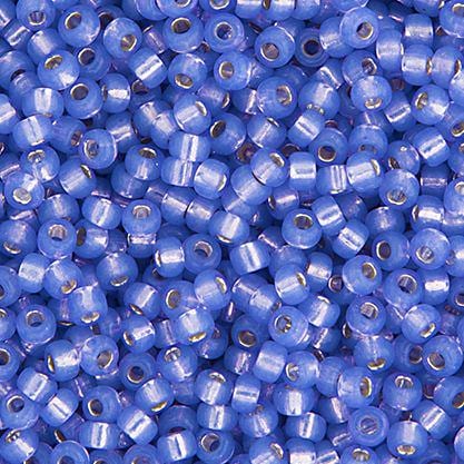 Size 11/0 Violet Opal Dyed Alabaster Miyuki Seed Beads