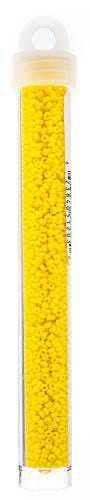 Size 11/0 Yellow Opaque Miyuki Seed Beads