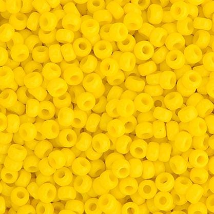 Size 11/0 Yellow Opaque Miyuki Seed Beads