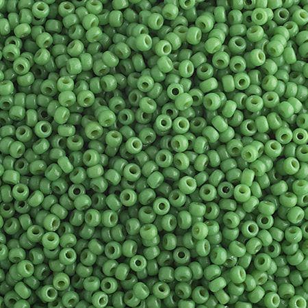 Size 11/0 Spring Green Opaque Duracoat Miyuki Seed Beads