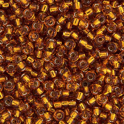 Size 11/0 Topaz Silver Lined Miyuki Seed Beads