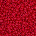 Size 11/0 Red Opaque Miyuki Seed Beads