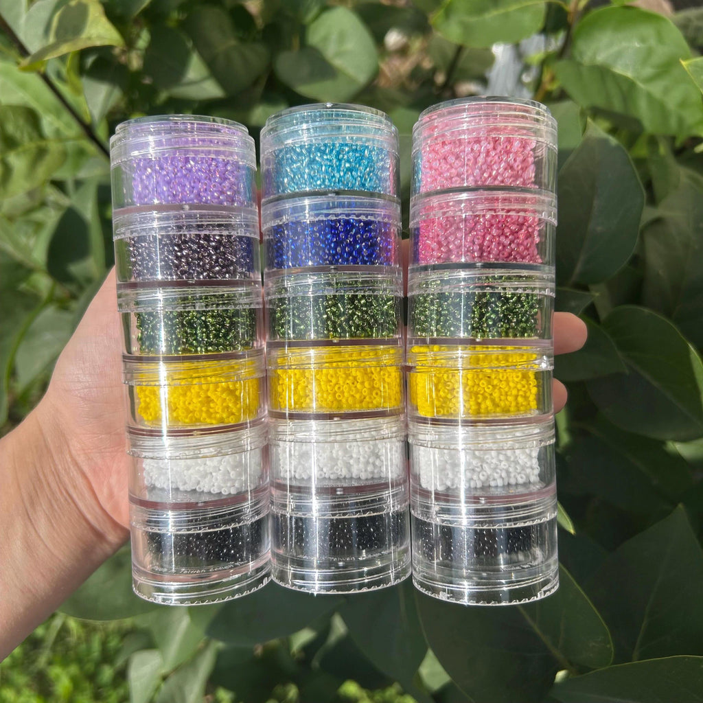 Miyuki Seed Beads Size 11/0, Japanese Glass Beads, 90 Grams Total