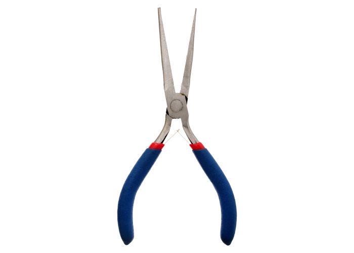 Long Flat Nose Plier | Rubber Comfort Handle