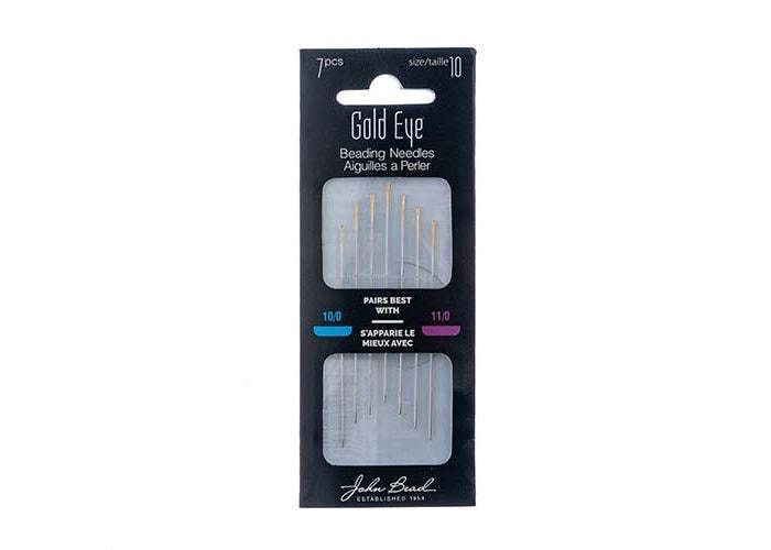 Gold Eye Beading Needle Size 10