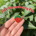 Strawberry Pin Kit | Miyuki beads