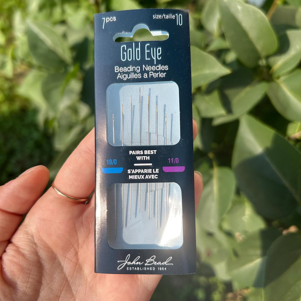 Gold Eye Beading Needle Size 10