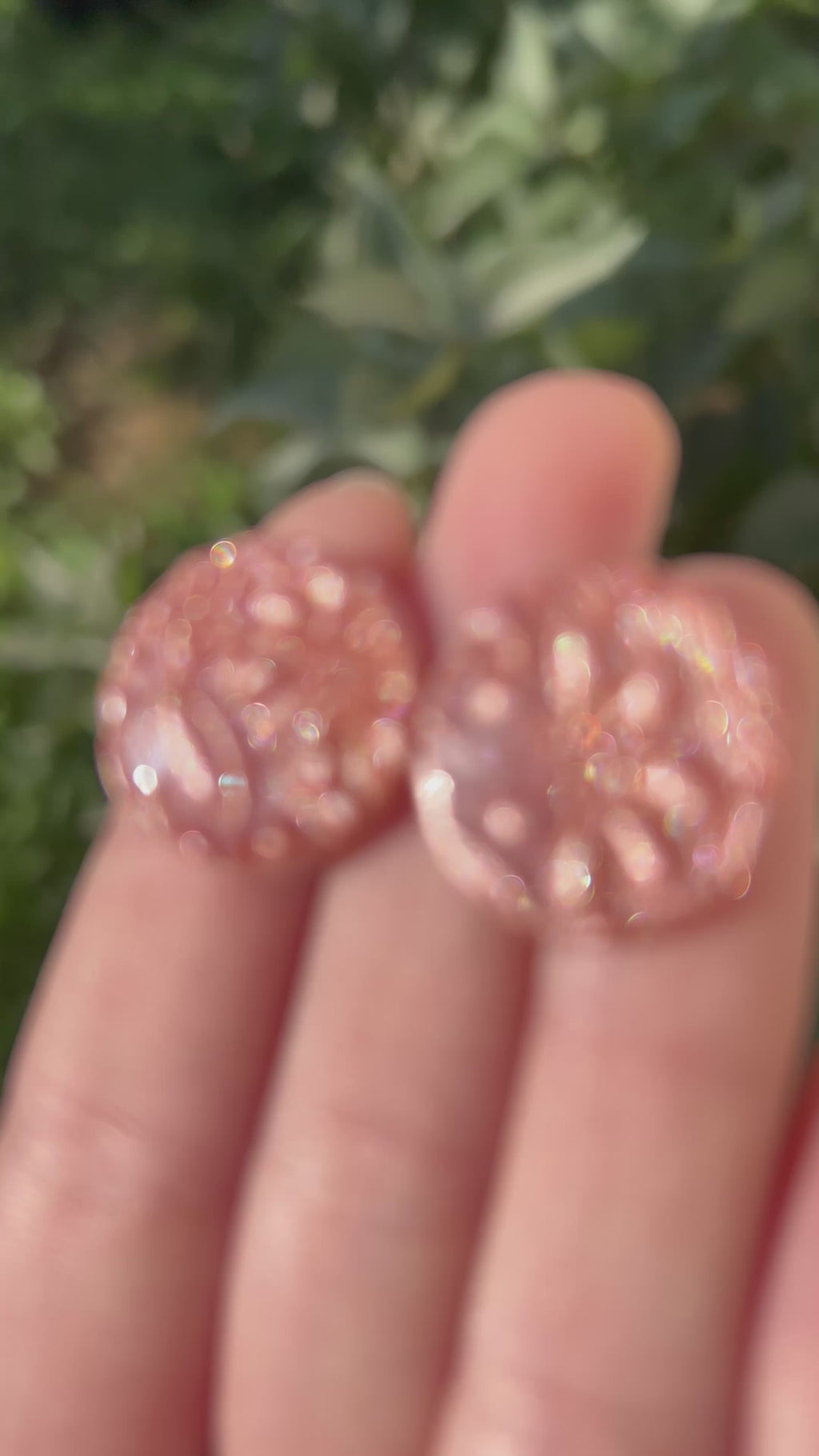 Resin Coated Clay Cabochons