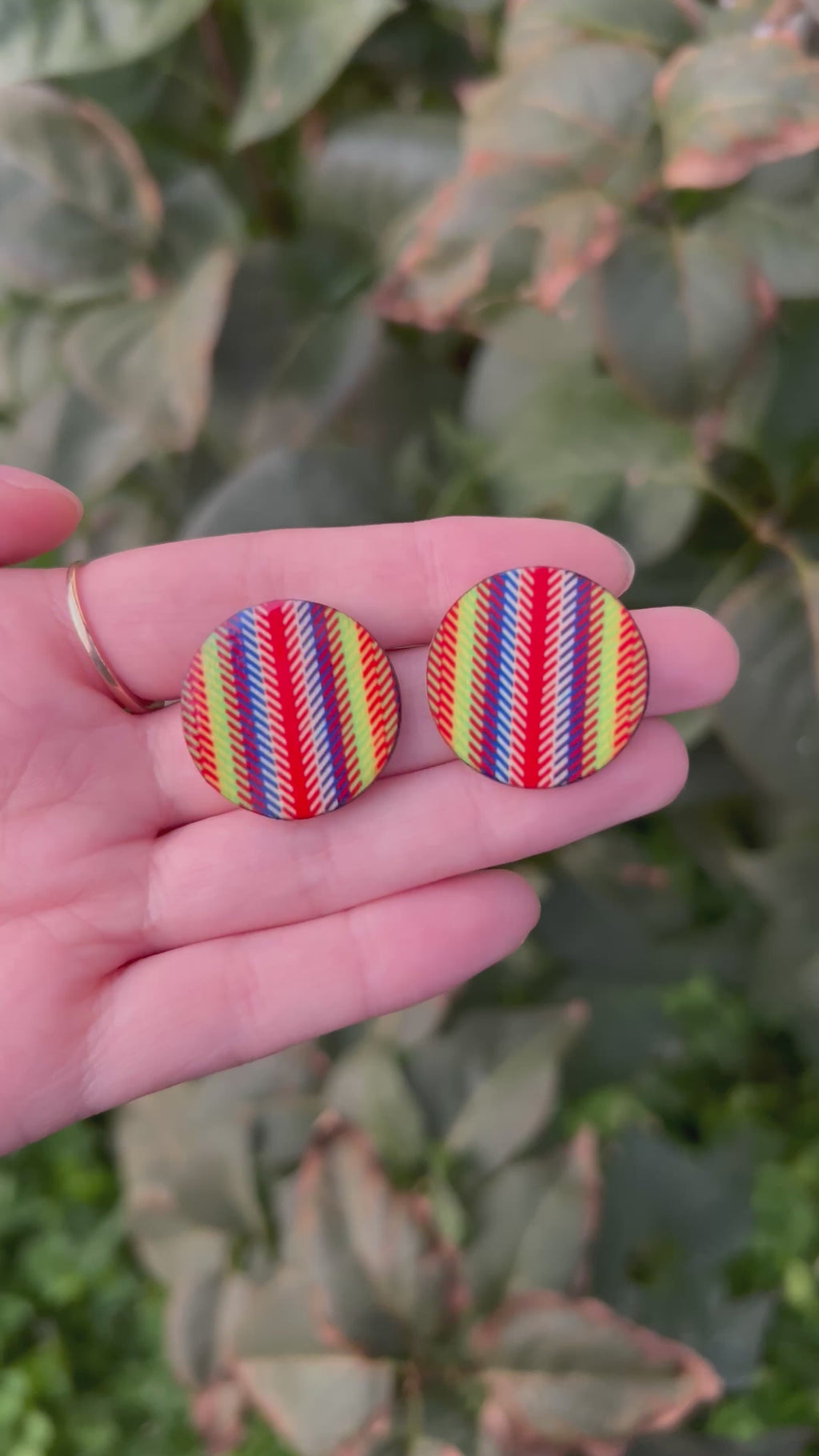 Métis Sash Wood Cabochons