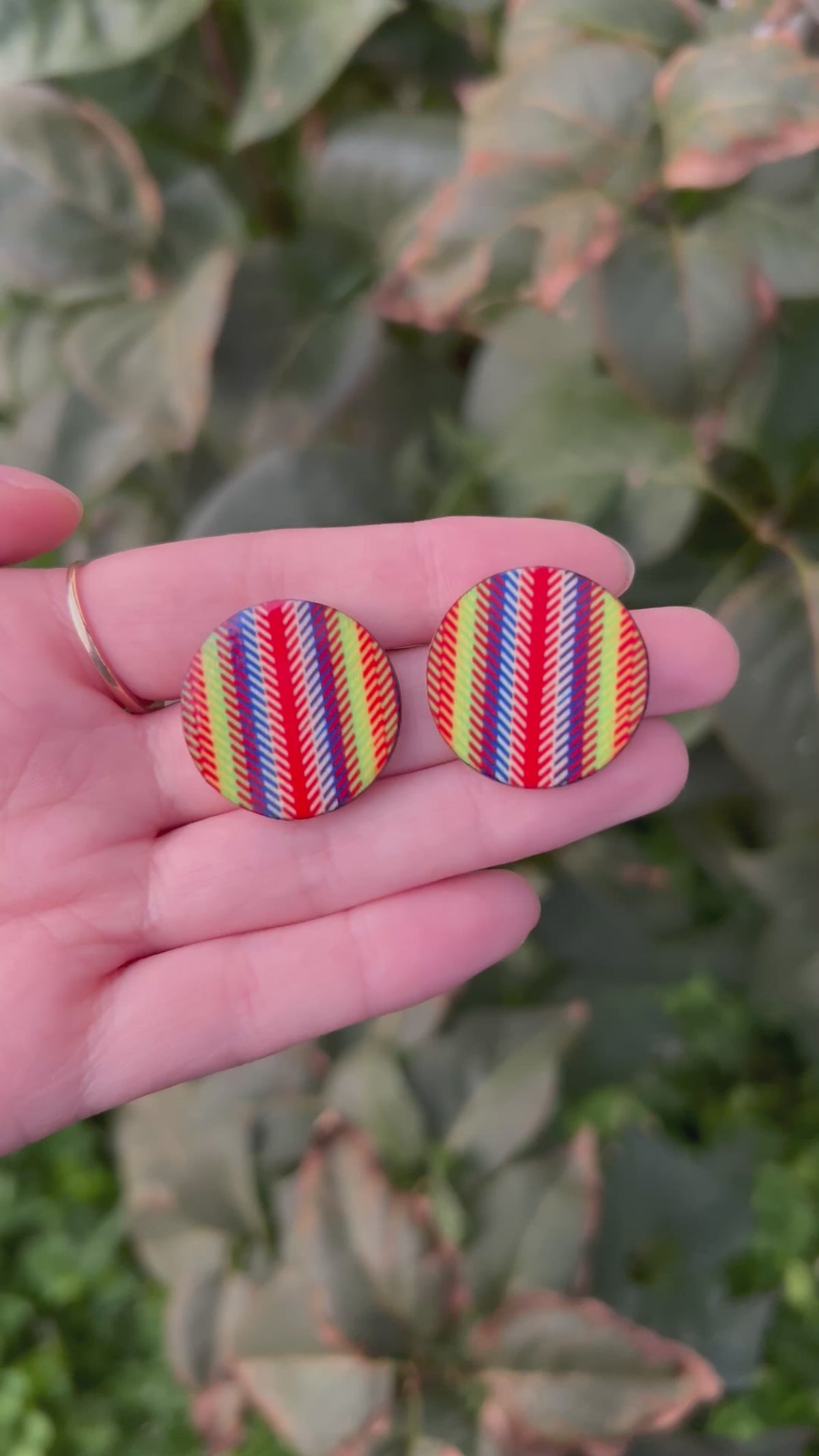 Métis Sash Wood Cabochons